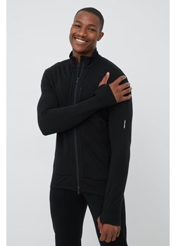 Icebreaker bluza sportowa Quantum III męska kolor czarny gładka ze sklepu ANSWEAR.com w kategorii Bluzy męskie - zdjęcie 163398108