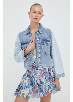 2NDDAY kurtka jeansowa damska kolor niebieski przejściowa oversize ze sklepu ANSWEAR.com w kategorii Kurtki damskie - zdjęcie 163404435