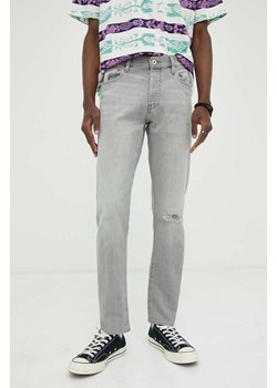 G-Star Raw jeansy męskie kolor szary ze sklepu ANSWEAR.com w kategorii Jeansy męskie - zdjęcie 163406905