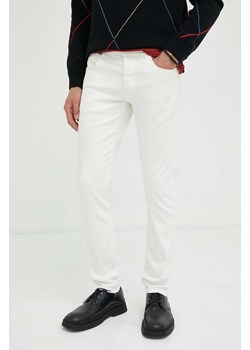 G-Star Raw jeansy 3301 męskie kolor biały ze sklepu ANSWEAR.com w kategorii Jeansy męskie - zdjęcie 163406937