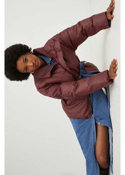 Answear Lab kurtka damska kolor bordowy zimowa ze sklepu ANSWEAR.com w kategorii Kurtki damskie - zdjęcie 163415188