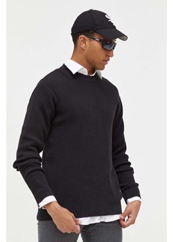 Solid sweter męski kolor czarny ze sklepu ANSWEAR.com w kategorii Swetry męskie - zdjęcie 163419105