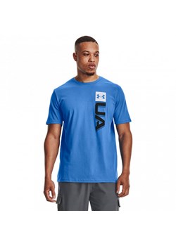 Męska koszulka treningowa UNDER ARMOUR UA BOXED WORDMARK SS ze sklepu Sportstylestory.com w kategorii T-shirty męskie - zdjęcie 163424259
