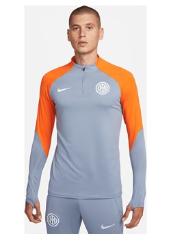 Męska treningowa koszulka piłkarska z dzianiny Nike Dri-FIT Inter Mediolan Strike (wersja trzecia) - Niebieski ze sklepu Nike poland w kategorii T-shirty męskie - zdjęcie 163429085