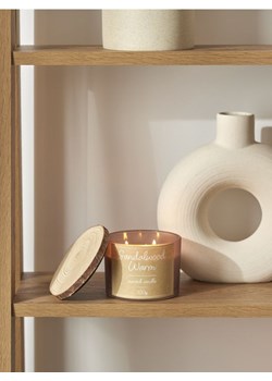 Sinsay - Świeca zapachowa Sandalwood Warm - beżowy ze sklepu Sinsay w kategorii Świece i dyfuzory - zdjęcie 163435616