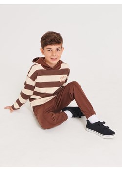 Sinsay - Spodnie dresowe jogger - brązowy ze sklepu Sinsay w kategorii Spodnie chłopięce - zdjęcie 163435658