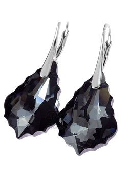 Kryształy 22MM KOLCZYKI SILVER NIGHT SREBRO ze sklepu arande w kategorii Kolczyki - zdjęcie 163439635