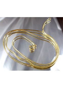 PROMOCJA ŁAŃCUSZEK ZŁOTE SREBRO 60CM 24K ze sklepu arande w kategorii Łańcuszki - zdjęcie 163440565