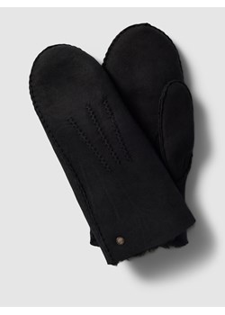 Rękawiczki ze skóry jagnięcej ze sklepu Peek&Cloppenburg  w kategorii Rękawiczki damskie - zdjęcie 163442135
