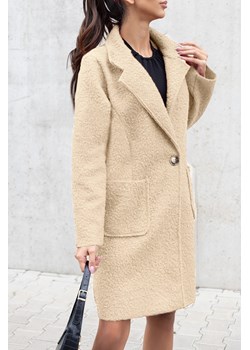 Płaszcz GERZONA BEIGE ze sklepu Ivet Shop w kategorii Płaszcze damskie - zdjęcie 163452135