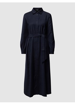 Sukienka koszulowa z wiązanym paskiem model ‘AURONZO’ ze sklepu Peek&Cloppenburg  w kategorii Sukienki - zdjęcie 163452777