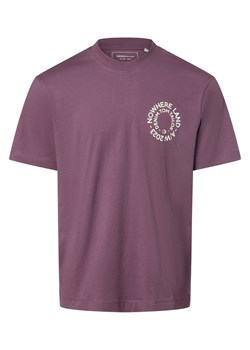 Tom Tailor Denim T-shirt męski Mężczyźni Bawełna lila nadruk ze sklepu vangraaf w kategorii T-shirty męskie - zdjęcie 163453468