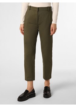 Tommy Hilfiger Spodnie Kobiety Bawełna oliwkowy jednolity ze sklepu vangraaf w kategorii Spodnie damskie - zdjęcie 163453559