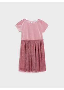Sinsay - Sukienka z marszczeniami - różowy ze sklepu Sinsay w kategorii Sukienki dziewczęce - zdjęcie 163456788