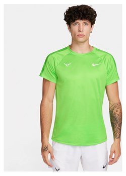 Męska koszulka z krótkim rękawem do tenisa Nike Dri-FIT Rafa Challenger - Zieleń ze sklepu Nike poland w kategorii T-shirty męskie - zdjęcie 163460015