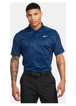 Męska koszulka polo do golfa Tiger Woods Nike Dri-FIT ADV - Niebieski ze sklepu Nike poland w kategorii T-shirty męskie - zdjęcie 163460096