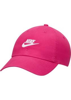 Czapka z efektem sprania Futura Nike Club - Różowy ze sklepu Nike poland w kategorii Czapki z daszkiem męskie - zdjęcie 163460366