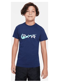 T-shirt dla dużych dzieci (chłopców) Nike Air - Niebieski ze sklepu Nike poland w kategorii T-shirty chłopięce - zdjęcie 163460465