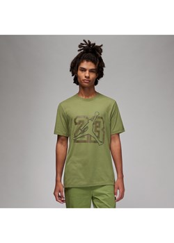 T-shirt męski Jordan Flight Essentials - Zieleń ze sklepu Nike poland w kategorii T-shirty męskie - zdjęcie 163460578