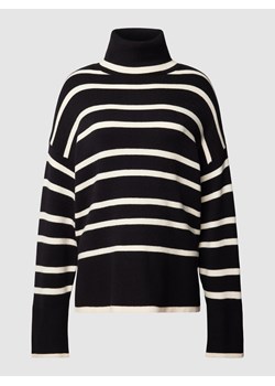 Sweter z dzianiny o kroju oversized ze wzorem w paski model ‘SABA’ ze sklepu Peek&Cloppenburg  w kategorii Swetry damskie - zdjęcie 163462506