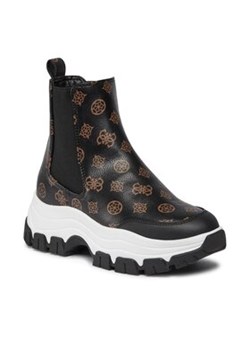 Guess Botki Besona FL8BEO FAL12 Brązowy ze sklepu MODIVO w kategorii Botki - zdjęcie 163465479