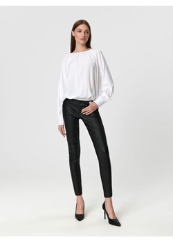 Sinsay - Spodnie woskowane - czarny ze sklepu Sinsay w kategorii Spodnie damskie - zdjęcie 163468337