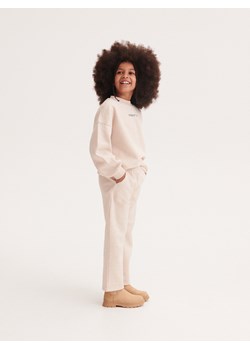 Reserved - Spodnie dresowe - beżowy ze sklepu Reserved w kategorii Spodnie dziewczęce - zdjęcie 163468965