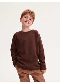 Reserved - Koszulka longsleeve - ciemnobrązowy ze sklepu Reserved w kategorii T-shirty chłopięce - zdjęcie 163469259