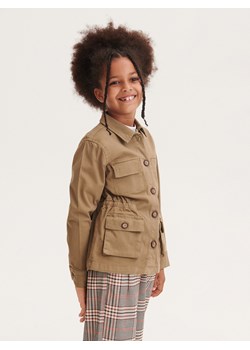Reserved - Kurtka z kieszeniami cargo - zielony ze sklepu Reserved w kategorii Kurtki dziewczęce - zdjęcie 163471058