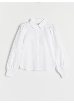 Reserved - Bawełniana koszula - biały ze sklepu Reserved w kategorii Koszule chłopięce - zdjęcie 163471485