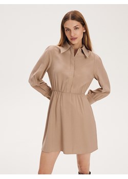 Reserved - Sukienka mini - beżowy ze sklepu Reserved w kategorii Sukienki - zdjęcie 163472315