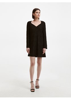 Reserved - Dzianinowa sukienka - czarny ze sklepu Reserved w kategorii Sukienki - zdjęcie 163474298