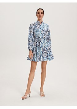 Reserved - Koszulowa sukienka mini - wielobarwny ze sklepu Reserved w kategorii Sukienki - zdjęcie 163475857