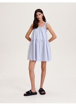 Reserved - Sukienka mini - niebieski ze sklepu Reserved w kategorii Sukienki - zdjęcie 163479105