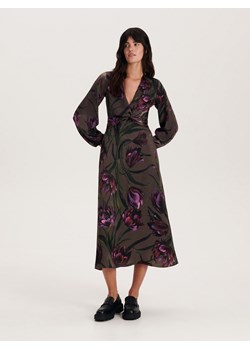 Reserved - Sukienka w kwiatowy print - wielobarwny ze sklepu Reserved w kategorii Sukienki - zdjęcie 163484855