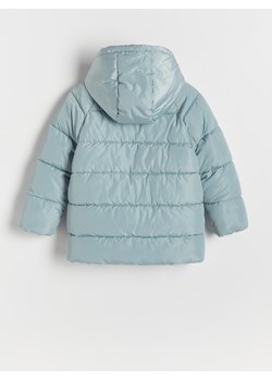 Reserved - Pikowana kurtka z kapturem - jasnozielony ze sklepu Reserved w kategorii Kurtki dziewczęce - zdjęcie 163485518