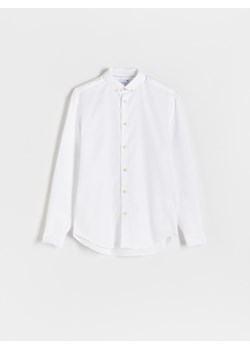 Reserved - Bawełniana koszula regular fit - biały ze sklepu Reserved w kategorii Koszule męskie - zdjęcie 163486549