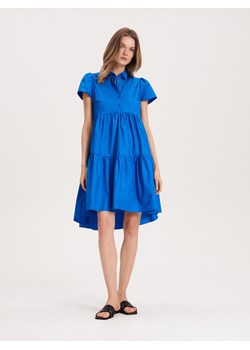 Reserved - Koszulowa sukienka - niebieski ze sklepu Reserved w kategorii Sukienki ciążowe - zdjęcie 163486607