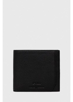 Polo Ralph Lauren portfel skórzany męski kolor czarny ze sklepu ANSWEAR.com w kategorii Portfele męskie - zdjęcie 163493709