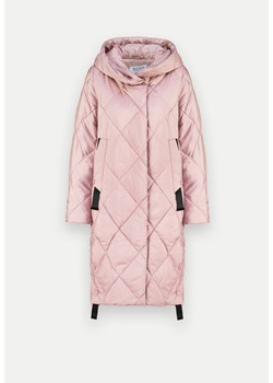 Różowa pikowana kurtka z naturalnym puchem ze sklepu Molton w kategorii Kurtki damskie - zdjęcie 163499467