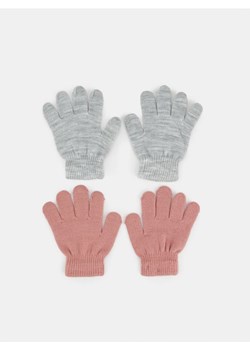 Sinsay - Rękawiczki 2 pack - szary ze sklepu Sinsay w kategorii Rękawiczki dziecięce - zdjęcie 163501148