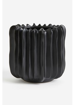 H & M - Kamionkowa osłona na doniczkę - Czarny ze sklepu H&M w kategorii Doniczki i osłonki - zdjęcie 163505278