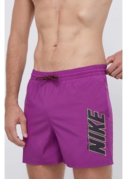 Nike szorty kąpielowe Volley kolor fioletowy ze sklepu ANSWEAR.com w kategorii Kąpielówki - zdjęcie 163506839