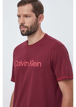 Calvin Klein Underwear t-shirt lounge kolor bordowy z nadrukiem ze sklepu ANSWEAR.com w kategorii T-shirty męskie - zdjęcie 163506965