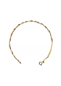 Złota bransoletka 375 splot klasyczny singapur 9k ze sklepu LOVRIN w kategorii Bransoletki - zdjęcie 163507578
