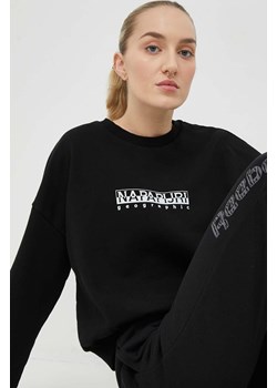 Napapijri bluza damska kolor czarny ze sklepu PRM w kategorii Bluzy damskie - zdjęcie 163509038