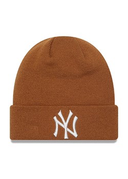 Czapka New Era New York Yankees League Essential 60364360 - brązowa ze sklepu streetstyle24.pl w kategorii Czapki zimowe męskie - zdjęcie 163509865