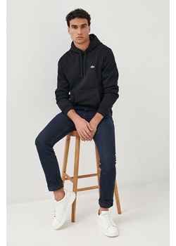 Lacoste bluza męska kolor czarny z kapturem gładka SH9623-031 ze sklepu PRM w kategorii Bluzy męskie - zdjęcie 163511827