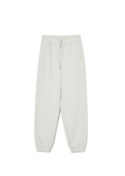 Cropp - Szare dresowe joggery - jasny szary ze sklepu Cropp w kategorii Spodnie damskie - zdjęcie 163525309