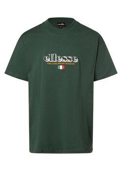 ellesse T-shirt męski Mężczyźni Bawełna jodłowy jednolity ze sklepu vangraaf w kategorii T-shirty męskie - zdjęcie 163527709